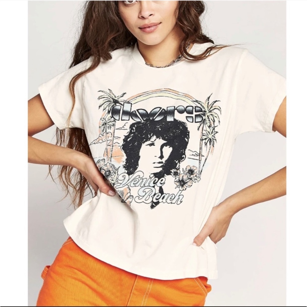 NWT Daydreamer The Doors Venice Beach Girlfriend Tee size Small MSRP $69